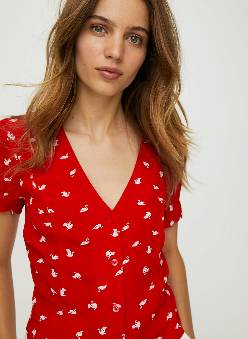 TARYN BLOUSE - Puff-sleeve, prairie blouse TARYN BLOUSE - Puff-sleeve, prairie blouse