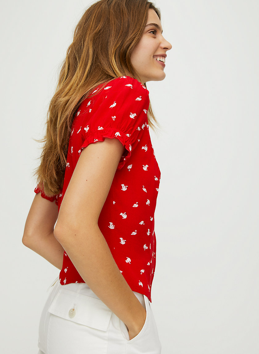 TARYN BLOUSE - Puff-sleeve, prairie blouse TARYN BLOUSE - Puff-sleeve, prairie blouse