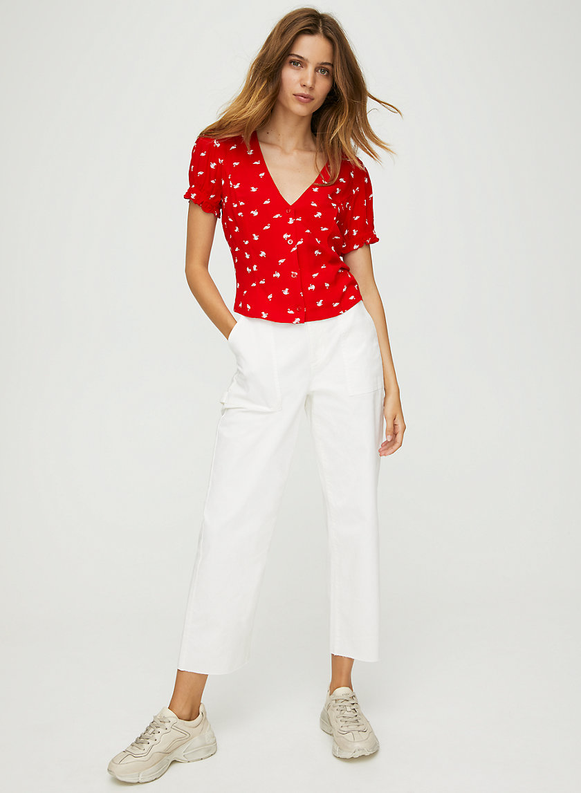 TARYN BLOUSE - Puff-sleeve, prairie blouse TARYN BLOUSE - Puff-sleeve, prairie blouse