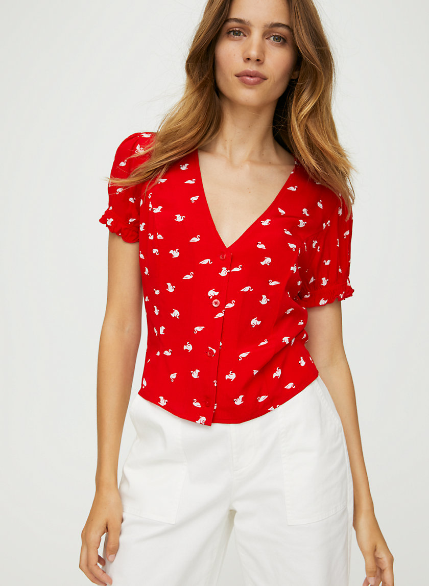 TARYN BLOUSE - Puff-sleeve, prairie blouse TARYN BLOUSE - Puff-sleeve, prairie blouse