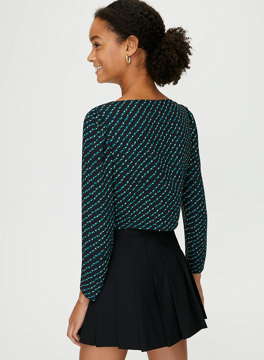 KISSY BLOUSE - Scoop-neck cardigan top KISSY BLOUSE - Scoop-neck cardigan top