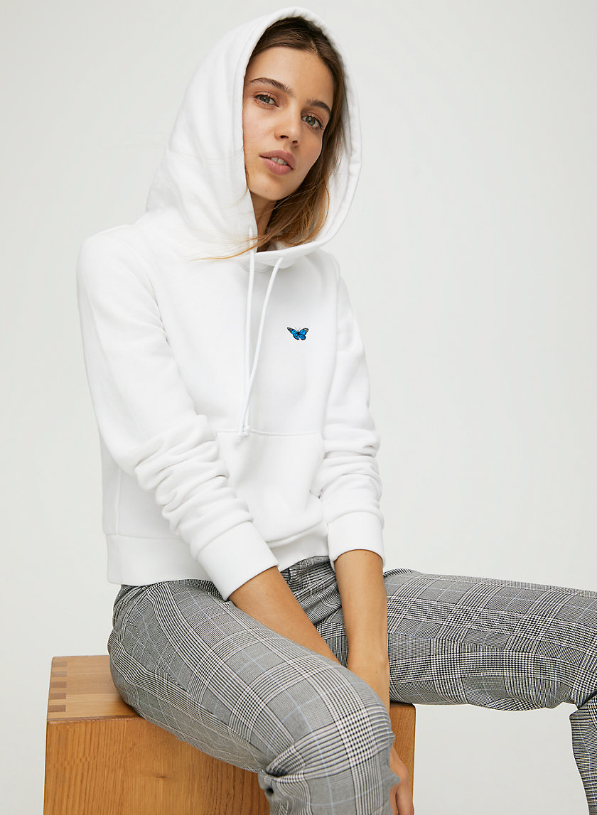 MONTOYA HOODIE - Cropped, pullover butterfly hoodie MONTOYA HOODIE - Cropped, pullover butterfly hoodie