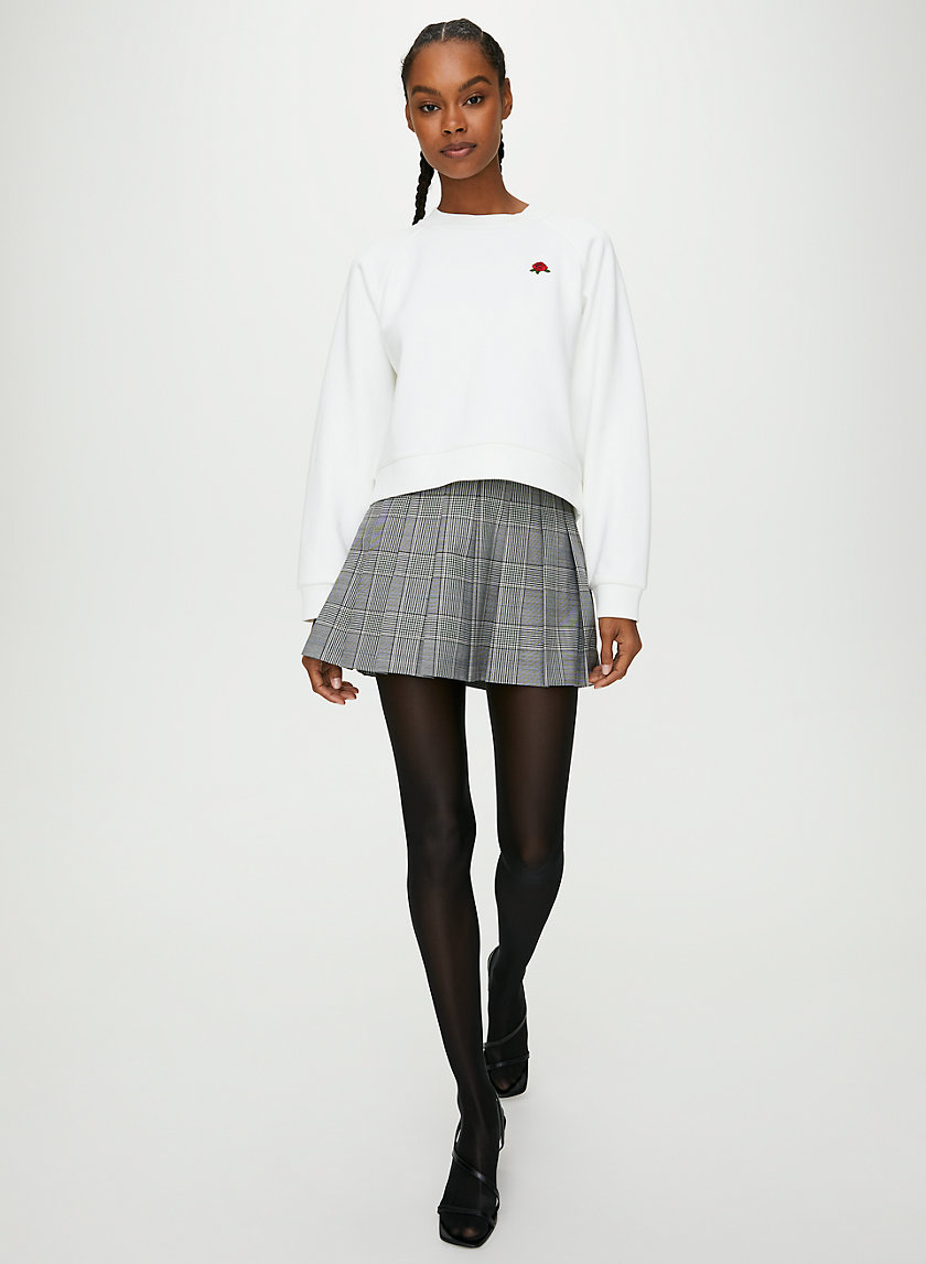 ELLE SWEATER - Embroidered rose sweater ELLE SWEATER - Embroidered rose sweater