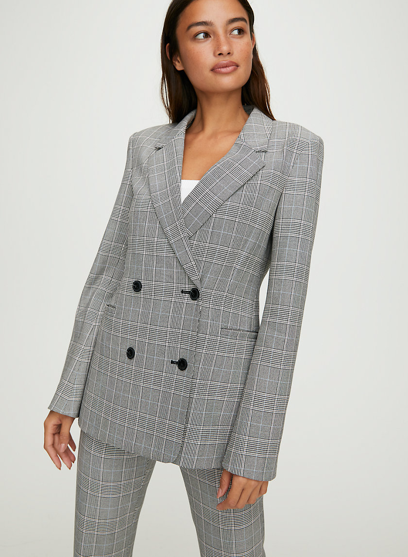 FRESHMAN CHECK BLAZER - Tailored plaid blazer FRESHMAN CHECK BLAZER - Tailored plaid blazer