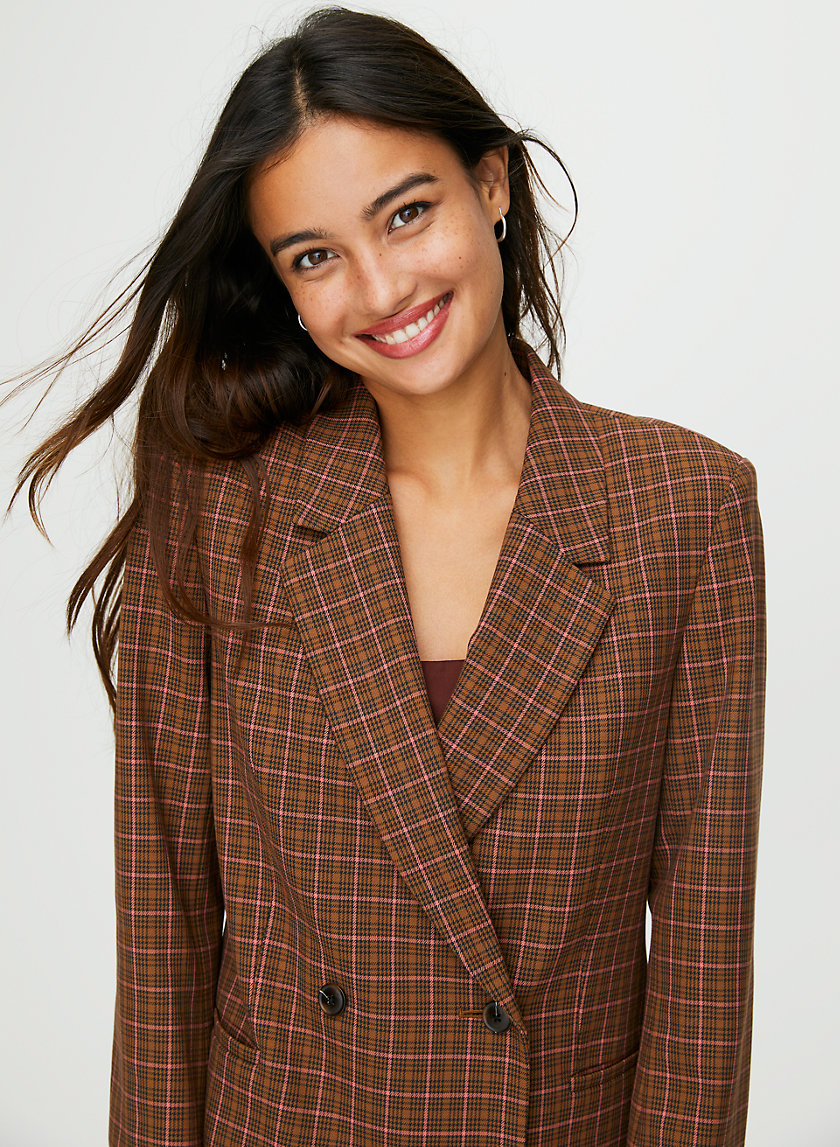 FRESHMAN CHECK BLAZER - Tailored plaid blazer FRESHMAN CHECK BLAZER - Tailored plaid blazer