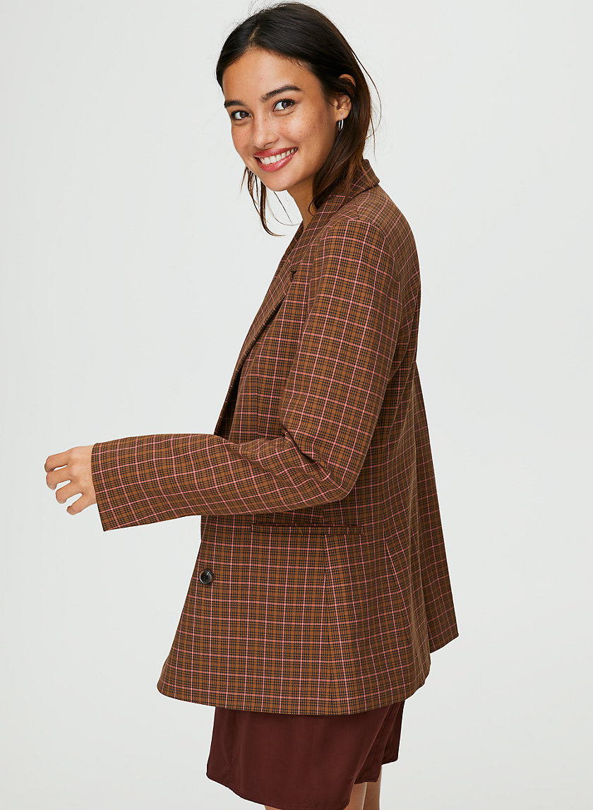 FRESHMAN CHECK BLAZER - Tailored plaid blazer FRESHMAN CHECK BLAZER - Tailored plaid blazer