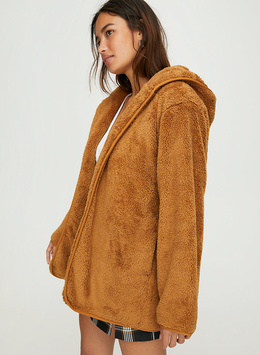 ALISYA JACKET - Fuzzy teddy cardigan ALISYA JACKET - Fuzzy teddy cardigan