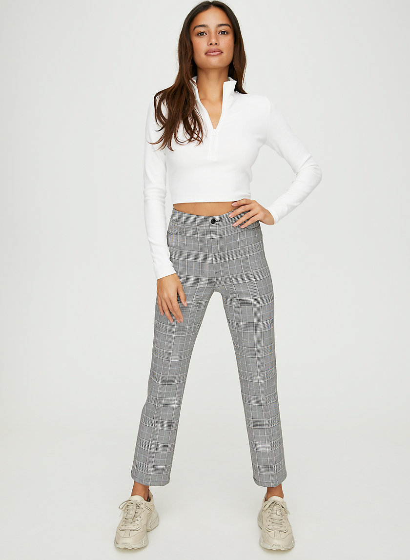 FRESHMAN CHECK PANT - Slim-leg check trouser FRESHMAN CHECK PANT - Slim-leg check trouser