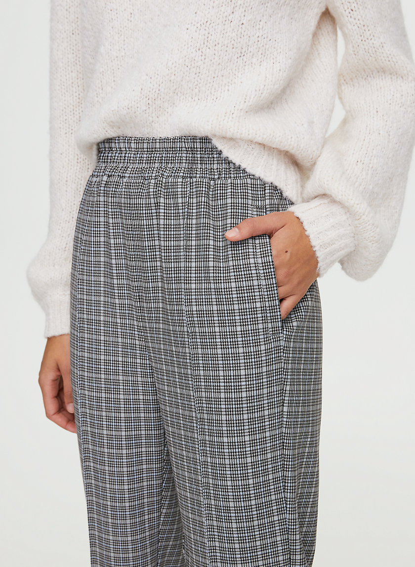 AKI PANT - High-rise check pants AKI PANT - High-rise check pants