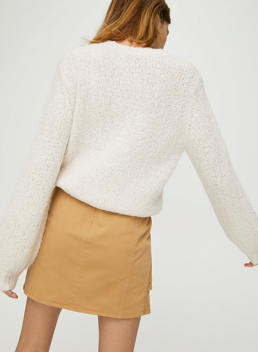 WHITNEY SKIRT - Ruffled A-line mini skirt WHITNEY SKIRT - Ruffled A-line mini skirt