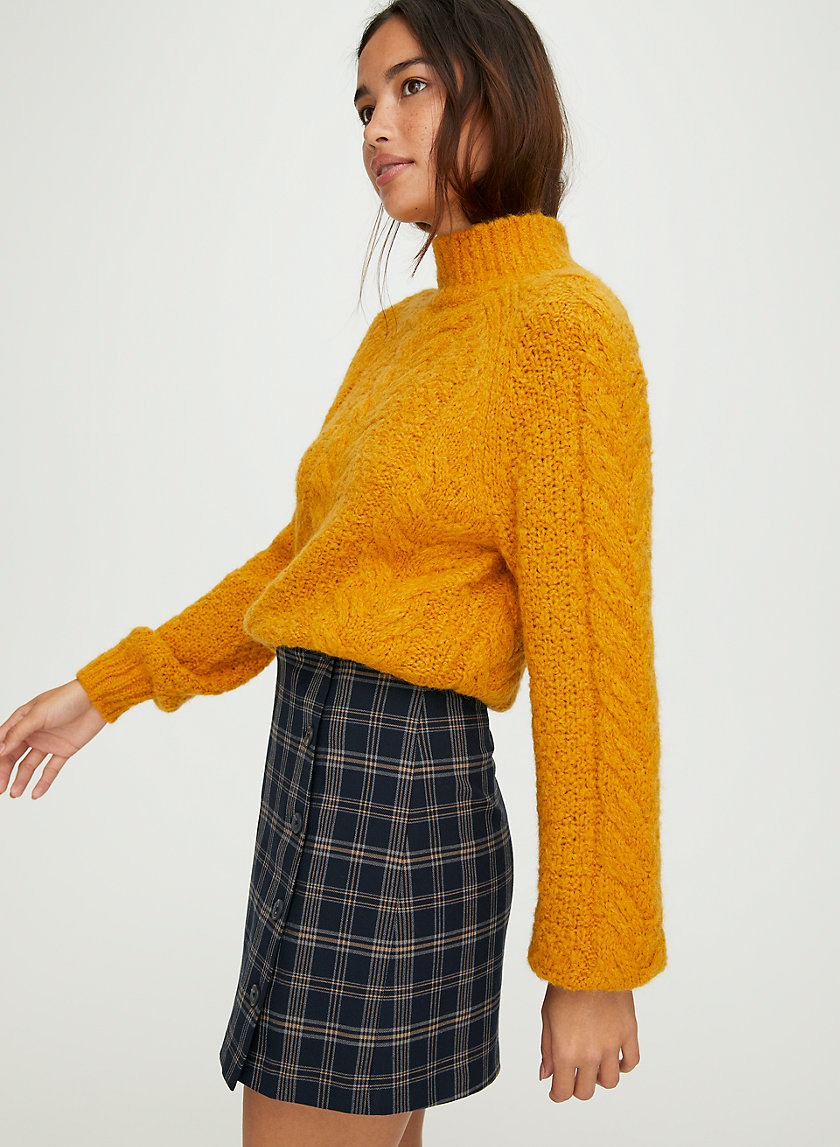 COLLEGIATE CHECK SKIRT - High-waisted plaid mini-skirt COLLEGIATE CHECK SKIRT - High-waisted plaid mini-skirt