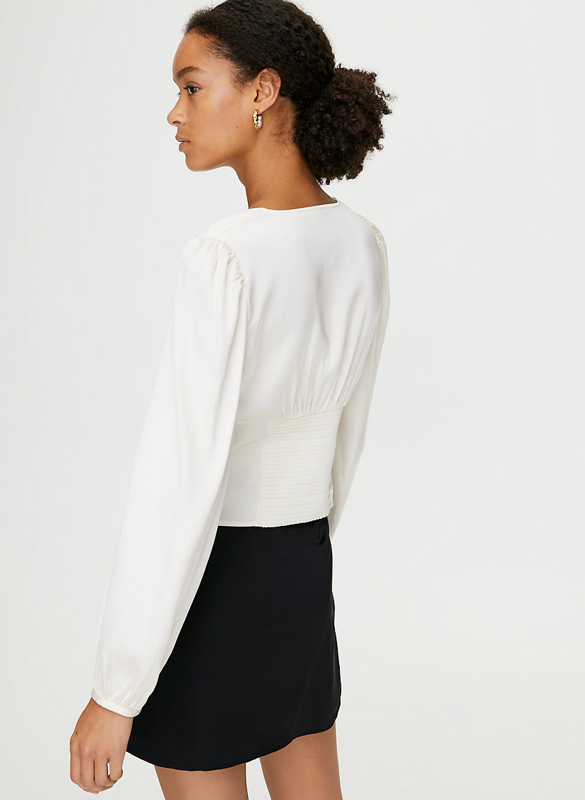 TATIANA SKIRT - Satin mini skirt TATIANA SKIRT - Satin mini skirt