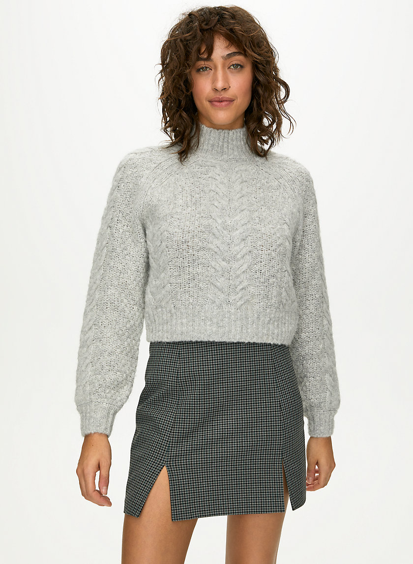 NOTCHED CHECK SKIRT - Check mini skirt NOTCHED CHECK SKIRT - Check mini skirt