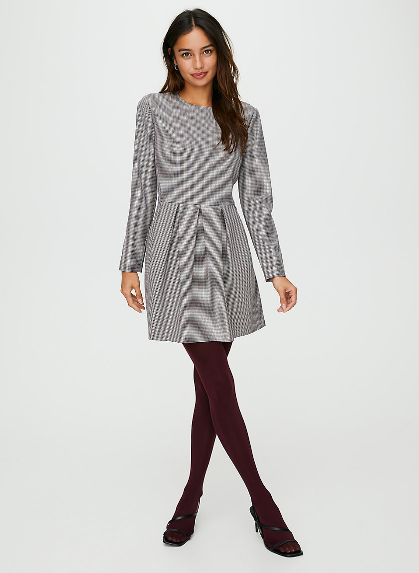 TARTINE CHECK DRESS - Check fit-and-flare dress TARTINE CHECK DRESS - Check fit-and-flare dress