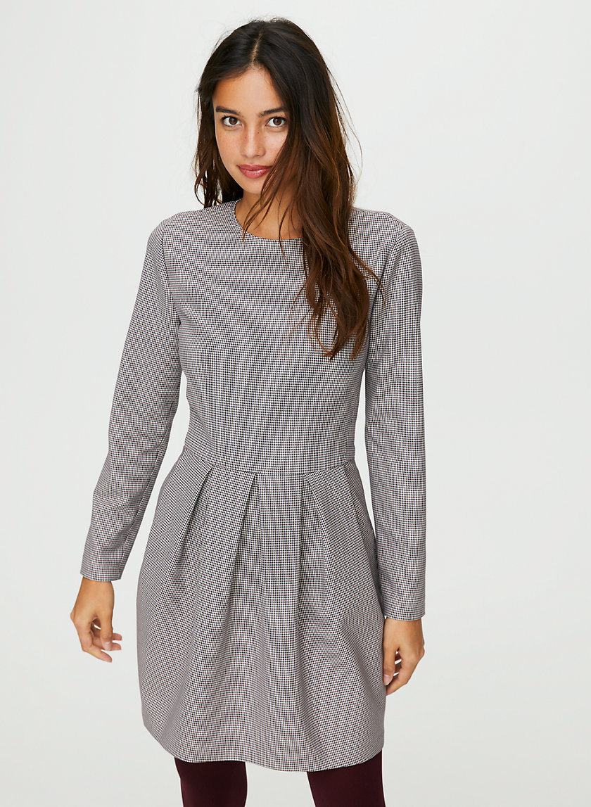 TARTINE CHECK DRESS - Check fit-and-flare dress TARTINE CHECK DRESS - Check fit-and-flare dress