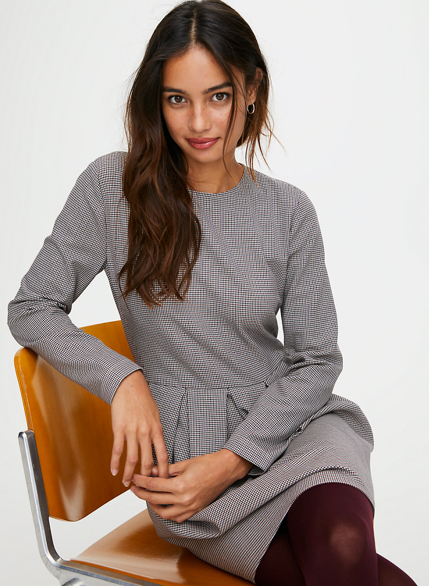 TARTINE CHECK DRESS - Check fit-and-flare dress TARTINE CHECK DRESS - Check fit-and-flare dress