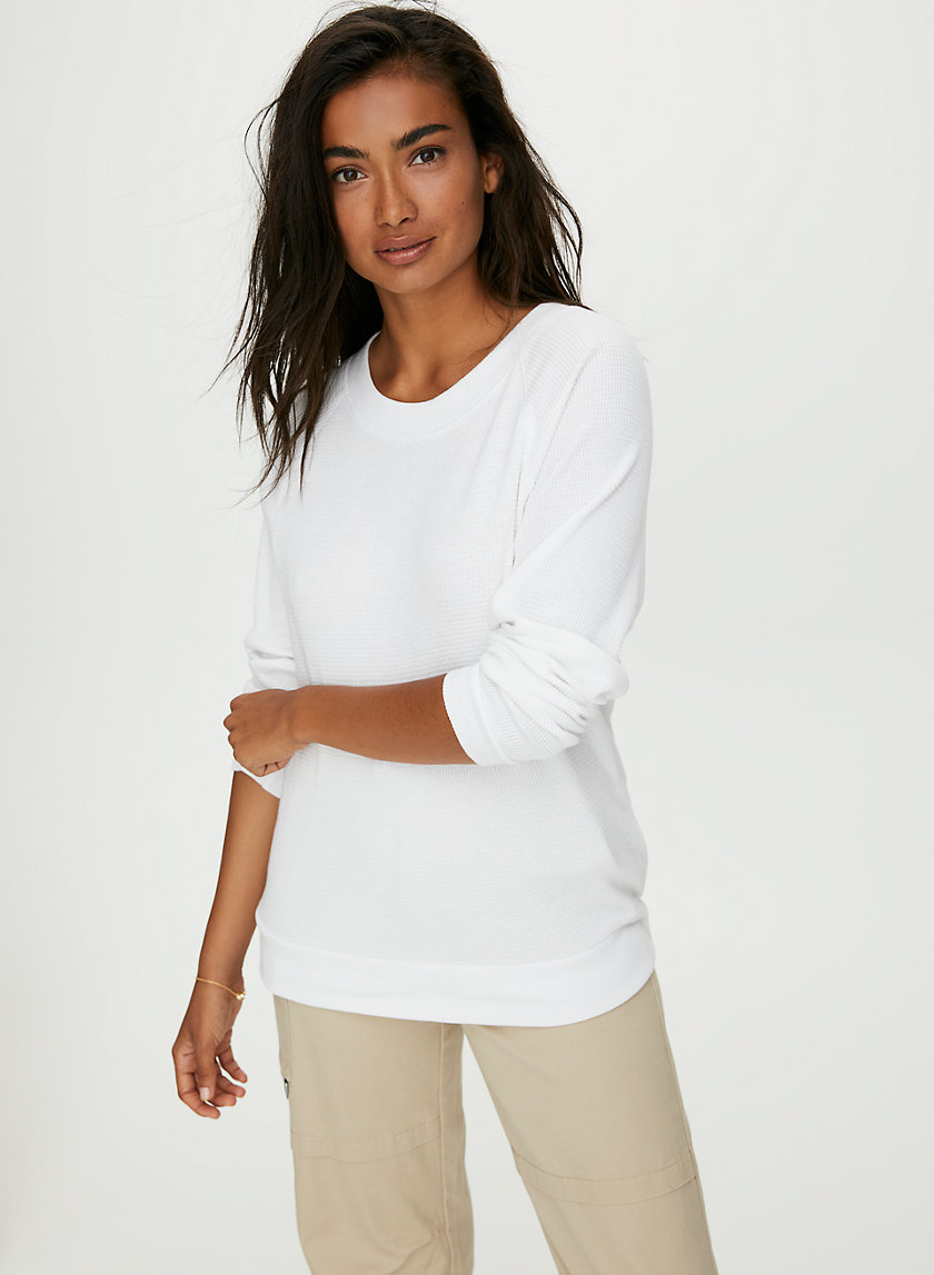 ANDREWS THERMAL - Waffle-knit thermal top ANDREWS THERMAL - Waffle-knit thermal top