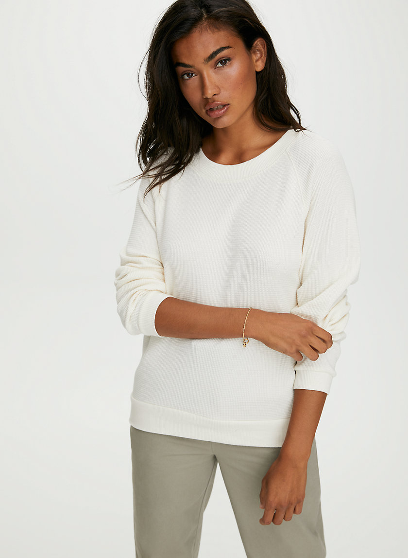 ANDREWS THERMAL - Waffle-knit thermal top ANDREWS THERMAL - Waffle-knit thermal top