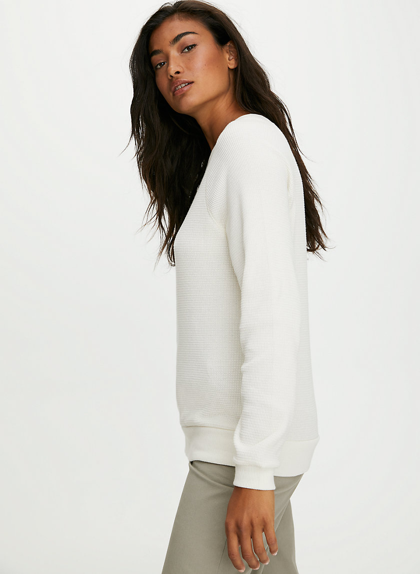 ANDREWS THERMAL - Waffle-knit thermal top ANDREWS THERMAL - Waffle-knit thermal top