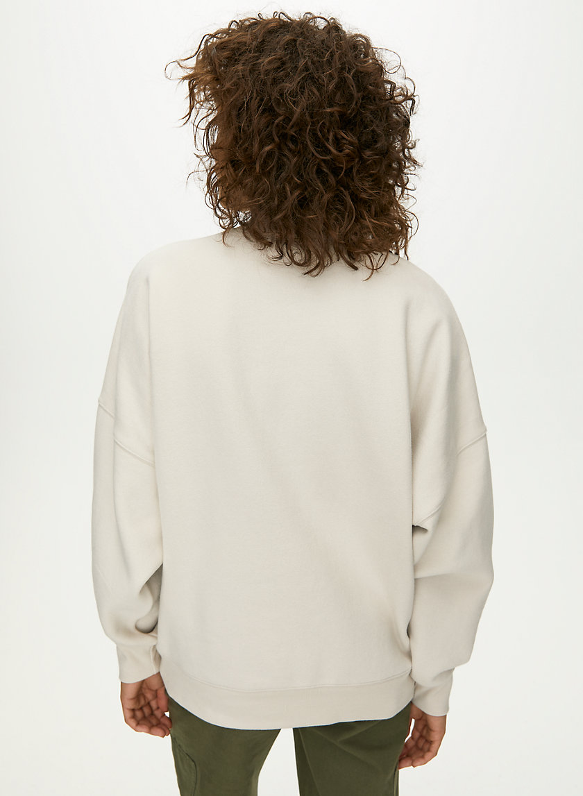 MOCKNECK SWEATSHIRT - Oversized, mock-neck sweatshirt MOCKNECK SWEATSHIRT - Oversized, mock-neck sweatshirt