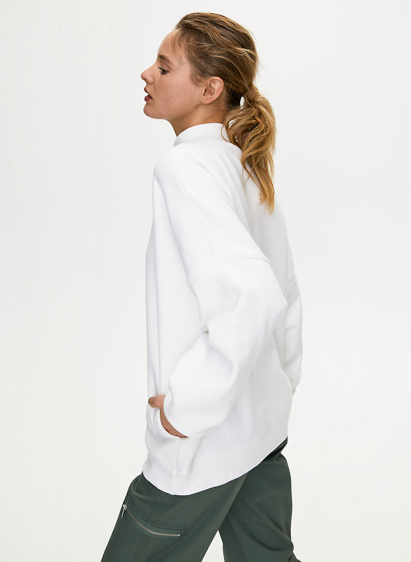 MOCKNECK SWEATSHIRT - Oversized, mock-neck sweatshirt MOCKNECK SWEATSHIRT - Oversized, mock-neck sweatshirt