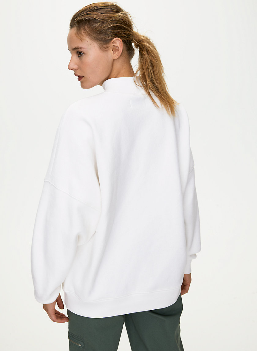 MOCKNECK SWEATSHIRT - Oversized, mock-neck sweatshirt MOCKNECK SWEATSHIRT - Oversized, mock-neck sweatshirt