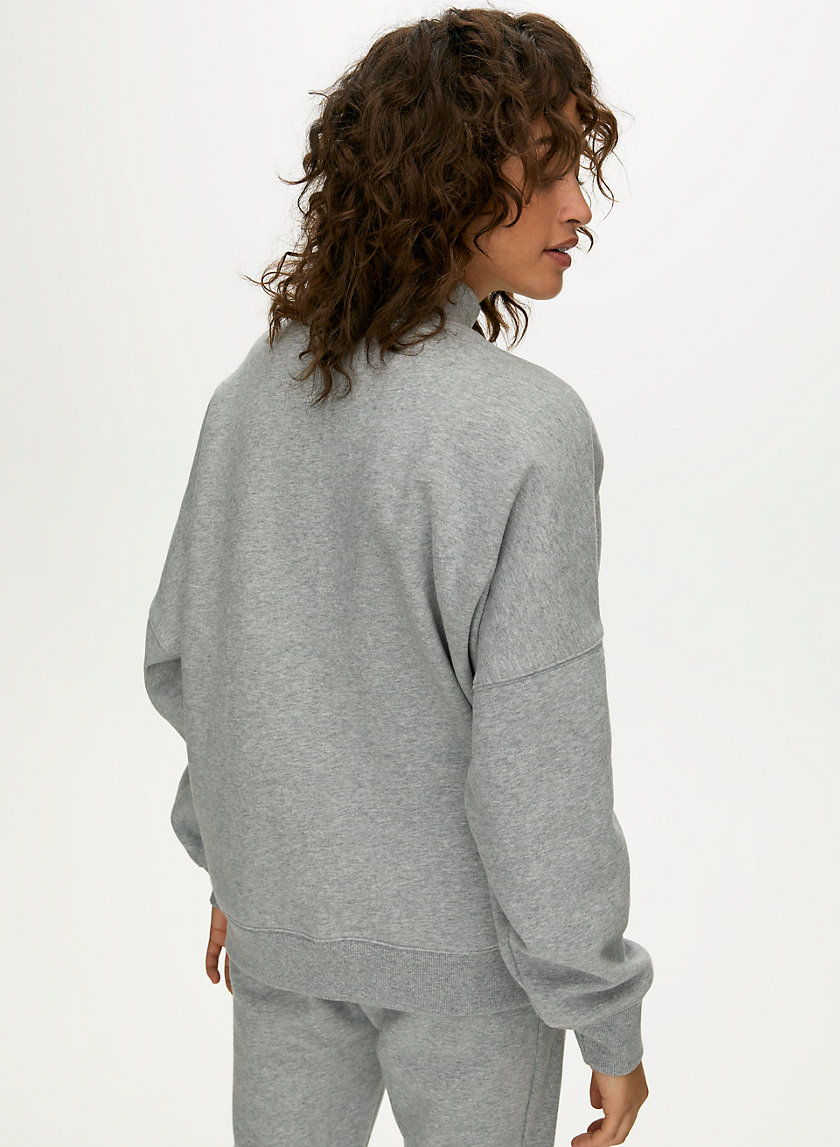 MOCKNECK SWEATSHIRT - Oversized, mock-neck sweatshirt MOCKNECK SWEATSHIRT - Oversized, mock-neck sweatshirt