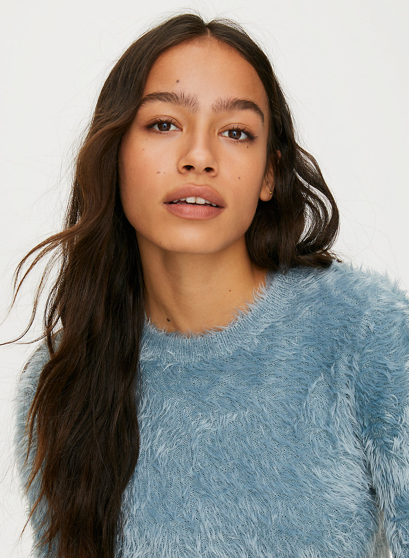 MONTAUK SWEATER - Fuzzy crew-neck sweater MONTAUK SWEATER - Fuzzy crew-neck sweater