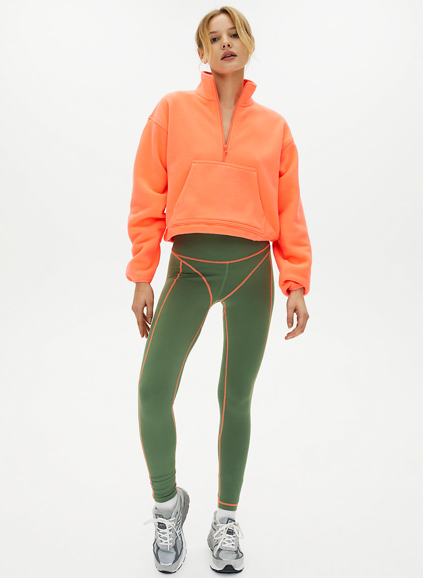 LENA SWEATER - Cropped fleece sweater LENA SWEATER - Cropped fleece sweater