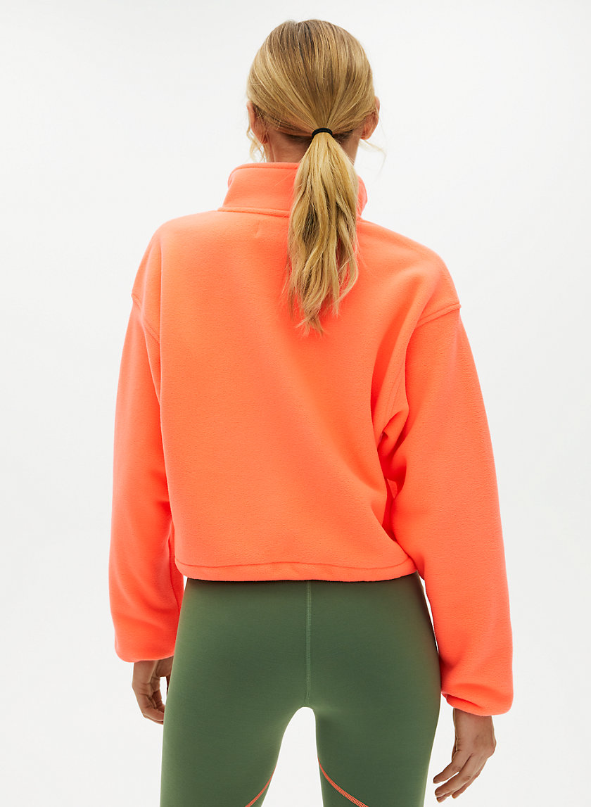 LENA SWEATER - Cropped fleece sweater LENA SWEATER - Cropped fleece sweater