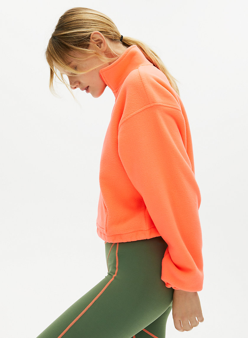 LENA SWEATER - Cropped fleece sweater LENA SWEATER - Cropped fleece sweater