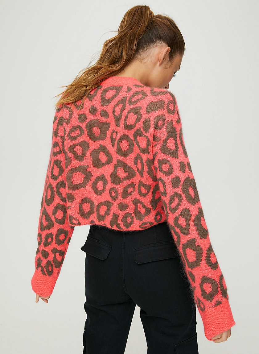 UTICA SWEATER - Animal print crew-neck sweater UTICA SWEATER - Animal print crew-neck sweater