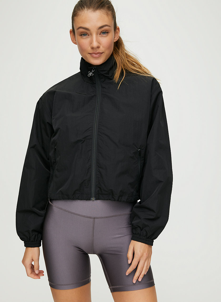 DOPE DYED JACKET - Mock-neck track jacket DOPE DYED JACKET - Mock-neck track jacket