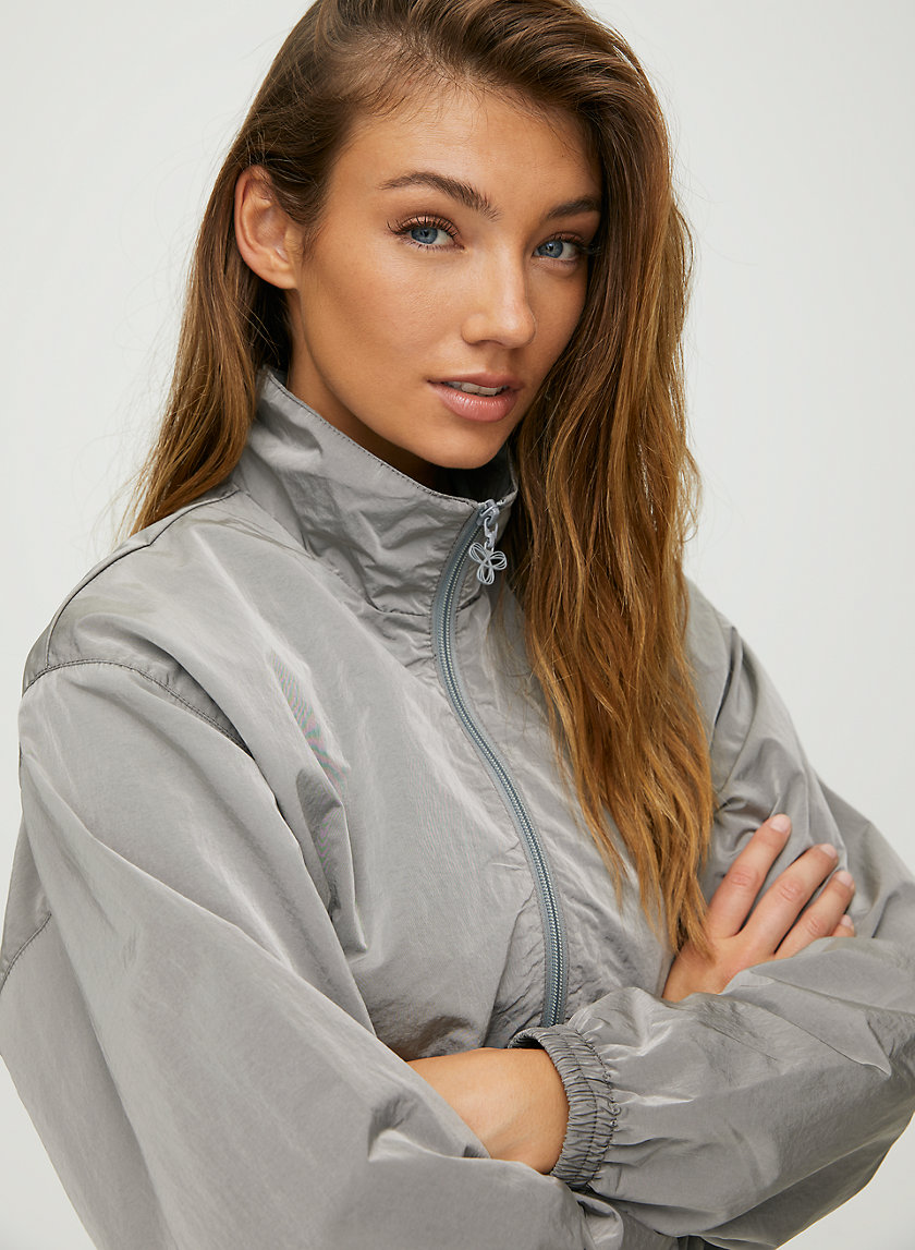 DOPE DYED JACKET - Mock-neck track jacket DOPE DYED JACKET - Mock-neck track jacket