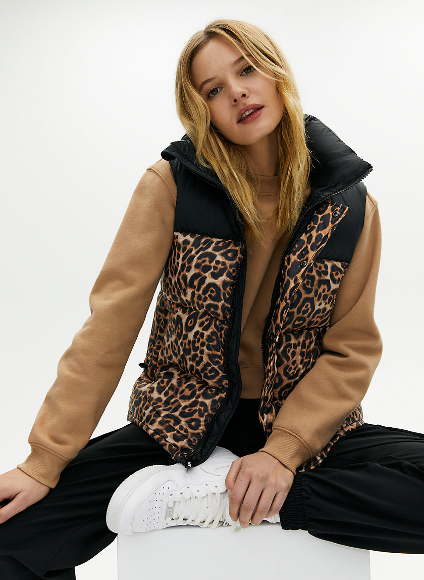 THE SUPER PUFF™ VEST - Leopard puffer vest THE SUPER PUFF™ VEST - Leopard puffer vest