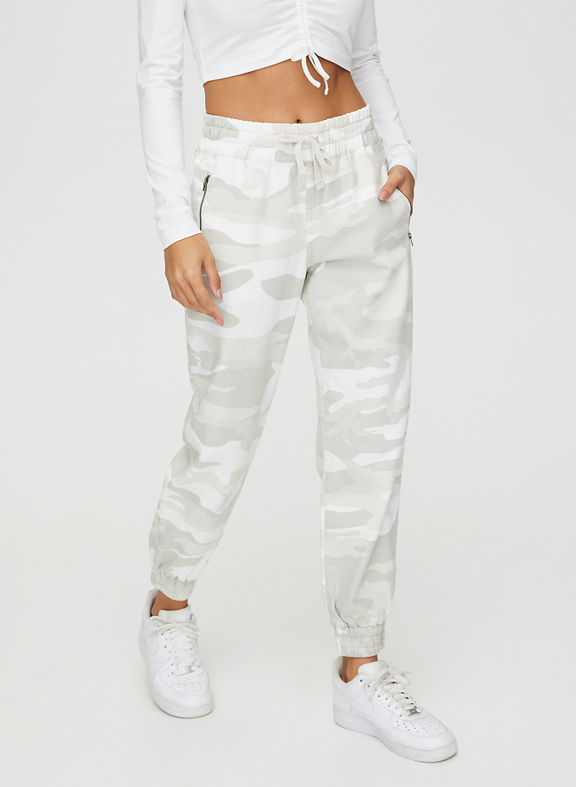 ALIX PANT - Cotton-twill camo joggers ALIX PANT - Cotton-twill camo joggers