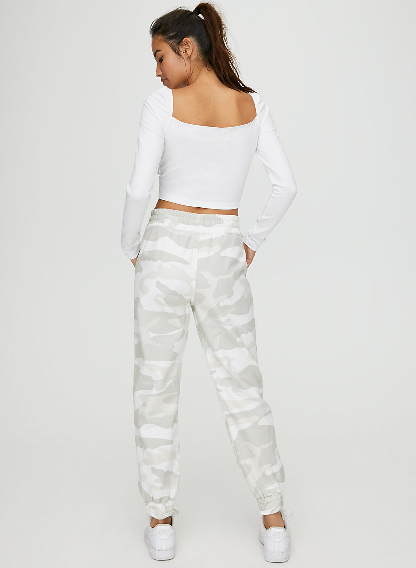 ALIX PANT - Cotton-twill camo joggers ALIX PANT - Cotton-twill camo joggers