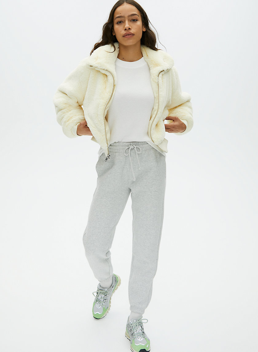 BOYFRIEND SWEATPANT - Slim-fit fleece sweatpants BOYFRIEND SWEATPANT - Slim-fit fleece sweatpants