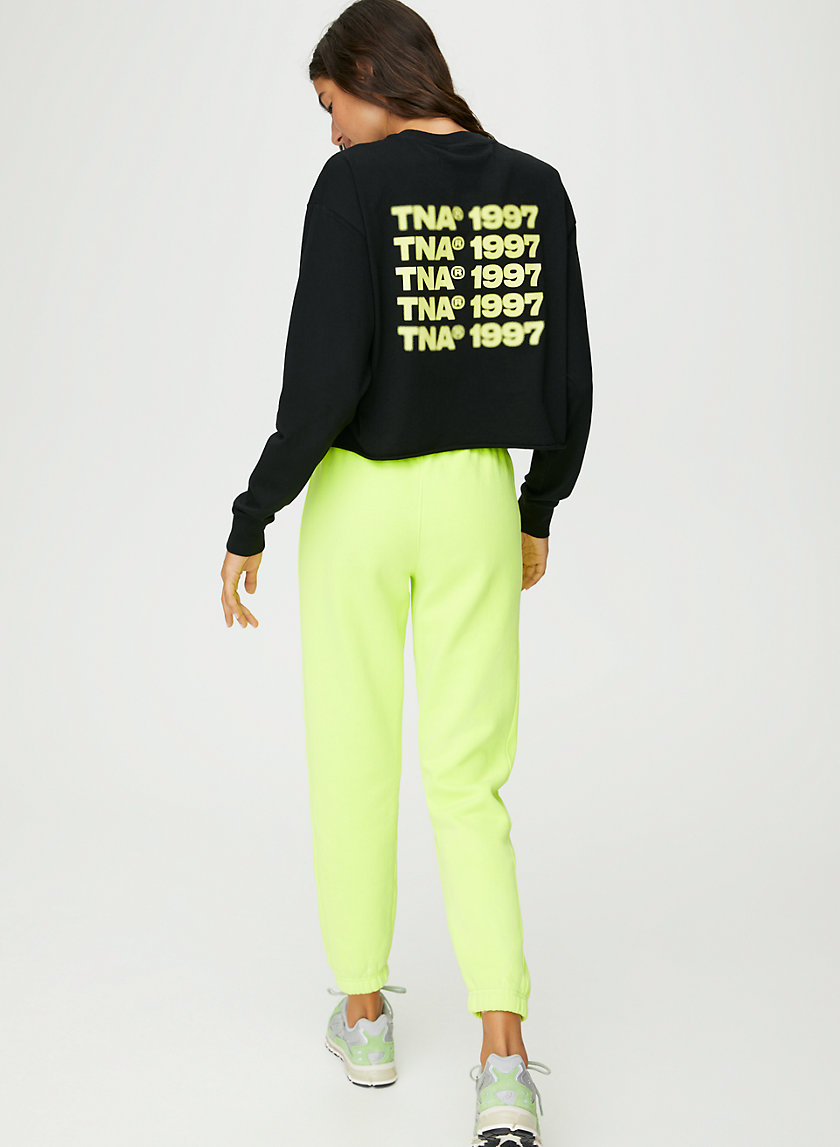 BOYFRIEND SWEATPANT - Slim-fit fleece sweatpants BOYFRIEND SWEATPANT - Slim-fit fleece sweatpants