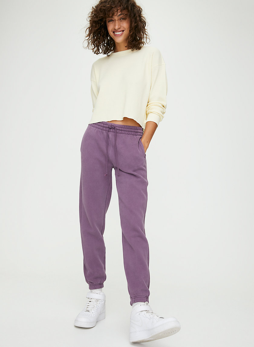 BOYFRIEND SWEATPANT - Slim-fit fleece sweatpants BOYFRIEND SWEATPANT - Slim-fit fleece sweatpants