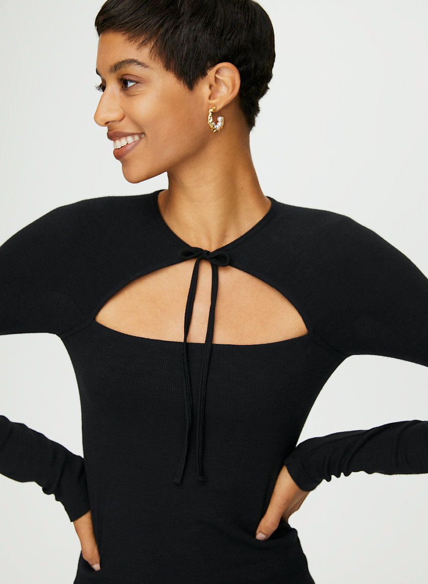 CARLA LONGSLEEVE - Peek-a-boo long sleeve shirt CARLA LONGSLEEVE - Peek-a-boo long sleeve shirt