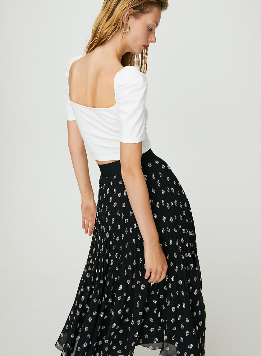 NISSA SHIRT - Ruched tie-front tee NISSA SHIRT - Ruched tie-front tee