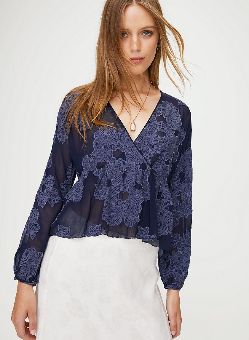 AUGUSTINE BLOUSE - Cropped, peplum blouse AUGUSTINE BLOUSE - Cropped, peplum blouse