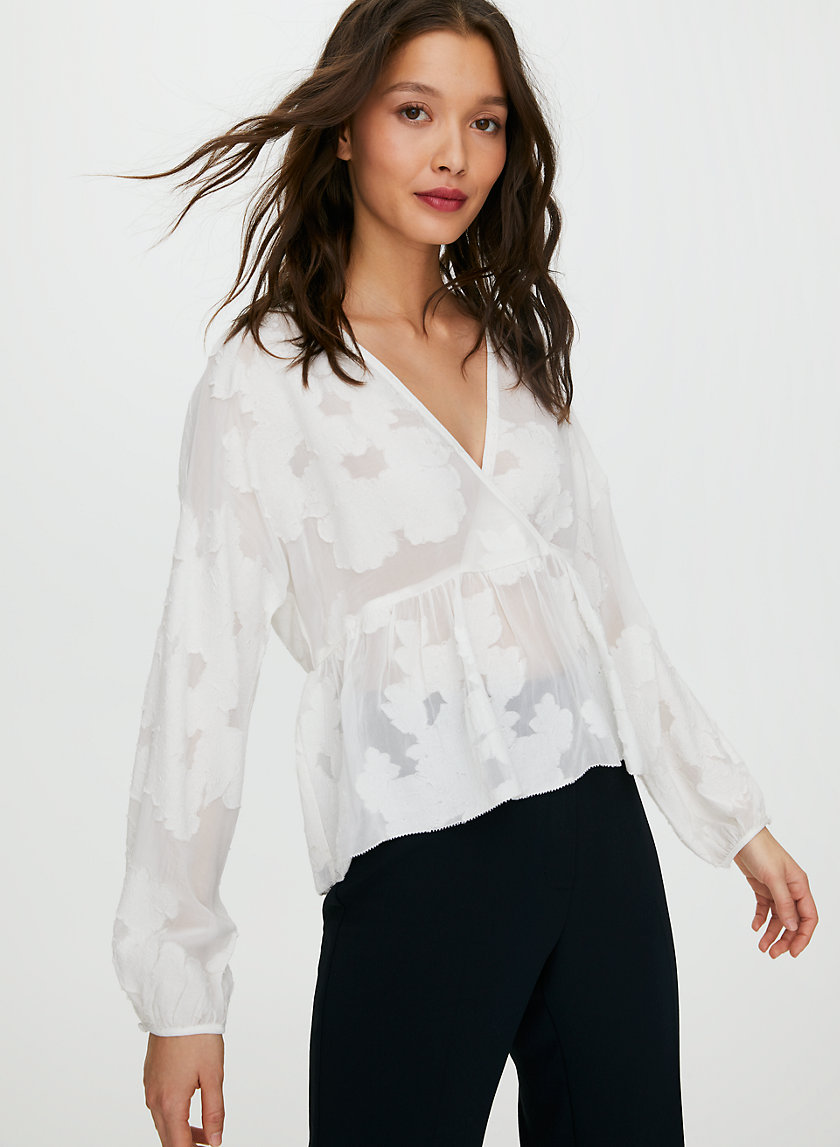 PEPLUM BLOUSE - Cropped, peplum blouse PEPLUM BLOUSE - Cropped, peplum blouse