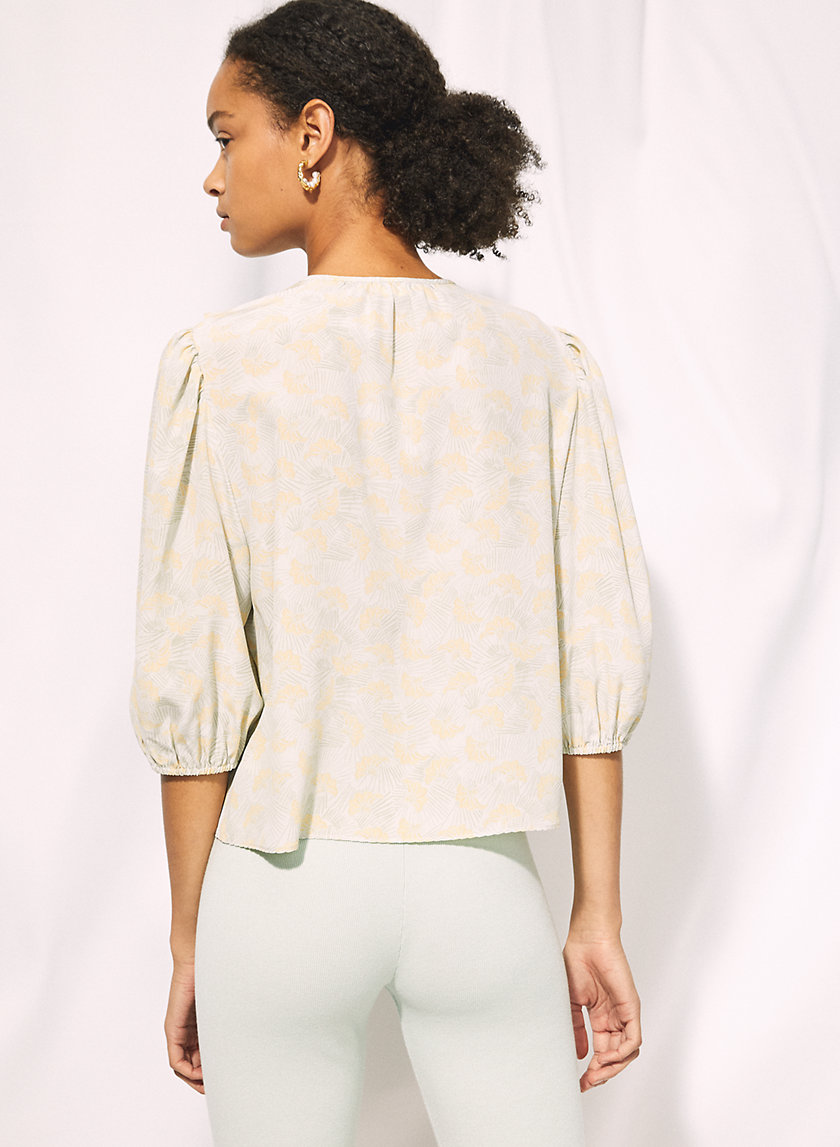 FRIDA BLOUSE - Ruffled silk blouse FRIDA BLOUSE - Ruffled silk blouse