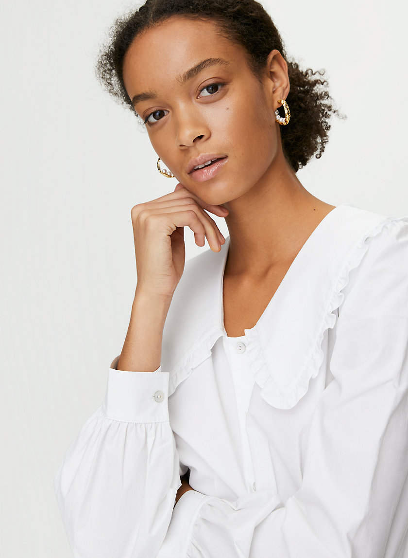 BLYTHE BLOUSE - Long-sleeve prairie blouse BLYTHE BLOUSE - Long-sleeve prairie blouse