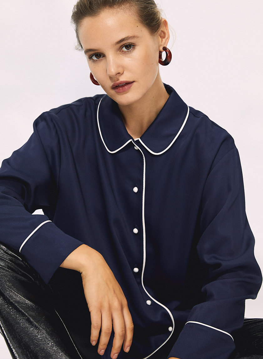 CHAR BLOUSE - Peter Pan collar blouse CHAR BLOUSE - Peter Pan collar blouse