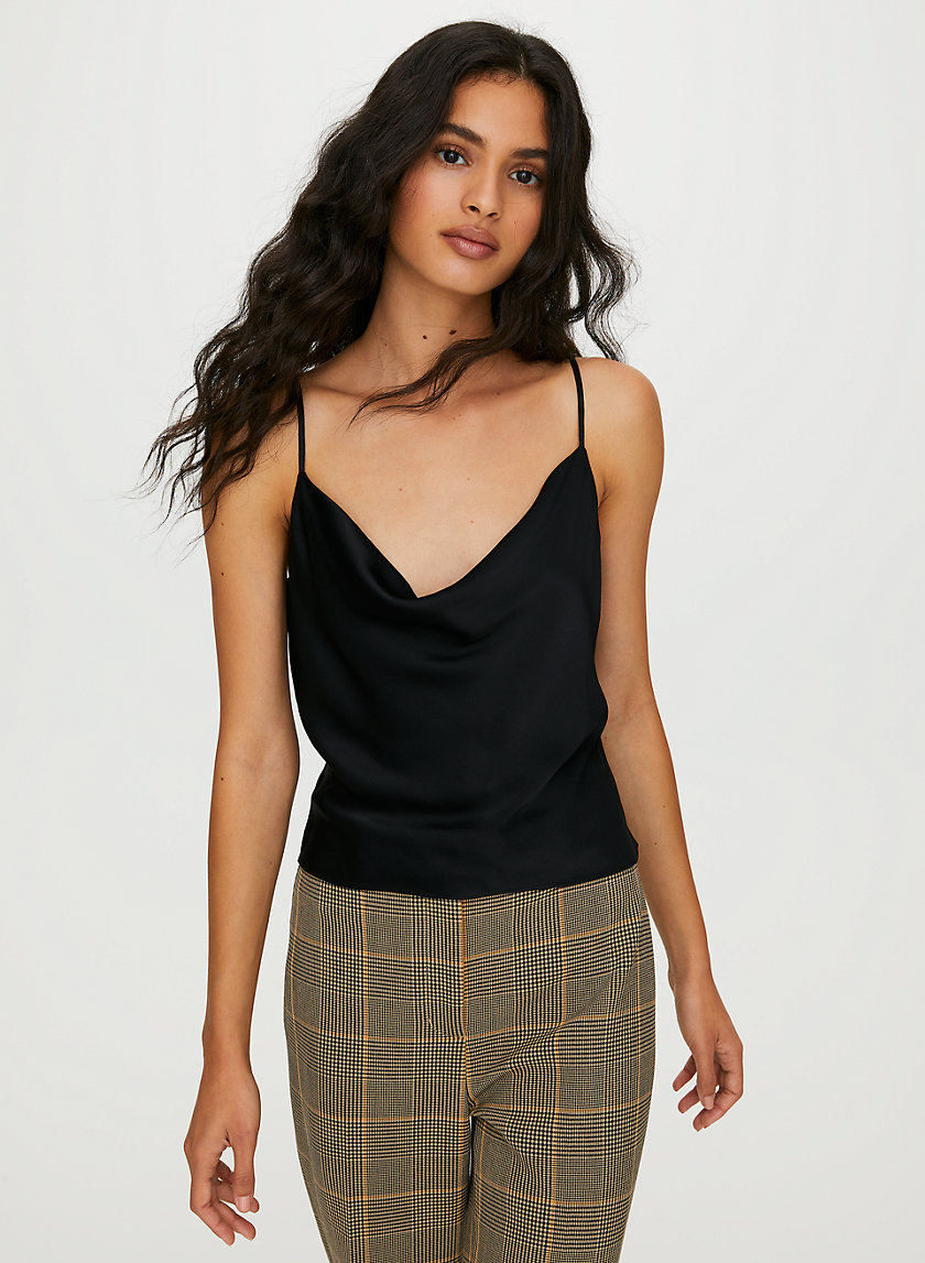 MUSE CAMISOLE - Satin cropped camisole MUSE CAMISOLE - Satin cropped camisole