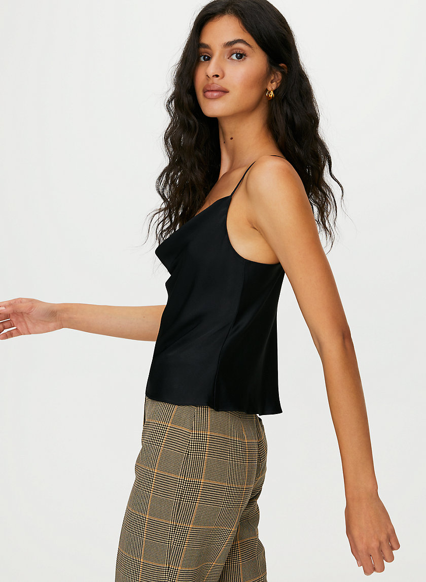 MUSE CAMISOLE - Satin cropped camisole MUSE CAMISOLE - Satin cropped camisole