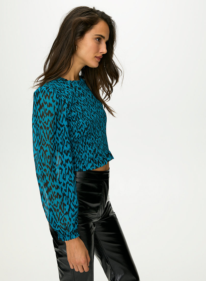 LILITH BLOUSE - Animal print prairie blouse LILITH BLOUSE - Animal print prairie blouse
